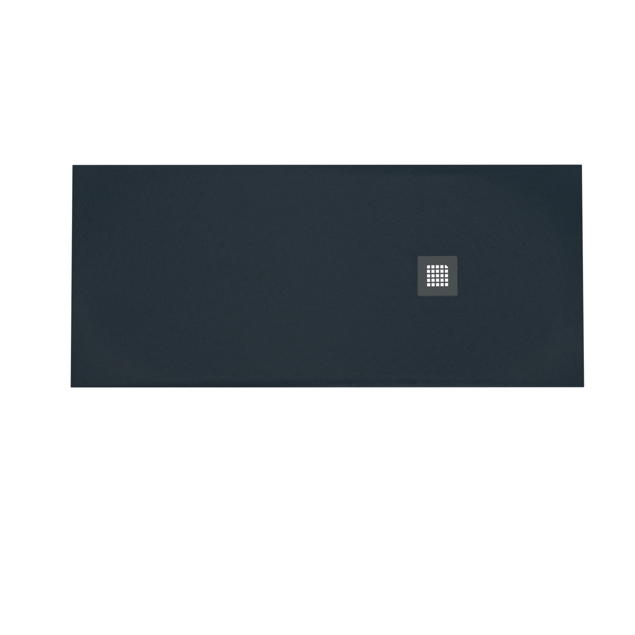 Balmani Vega receveur de douche 160 x 70 cm marbre composite gris graphite structure en ardoise