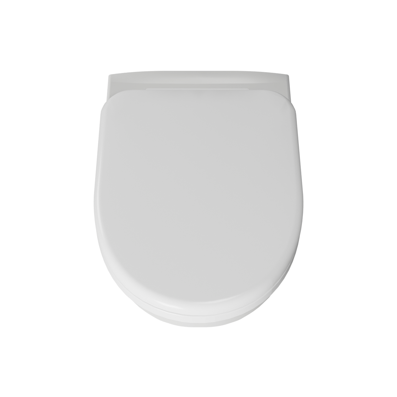 Linie Enzo hangend toilet mat wit open spoelrand met luxe wc-bril