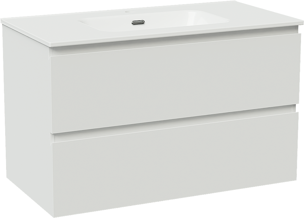 Linie Lado meuble salle de bains avec lavabo Baro