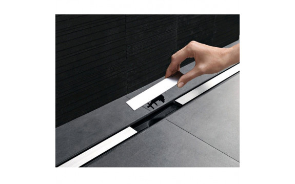 Geberit CleanLine Duschrinne: 30 - 90 cm, Inox gebürstet