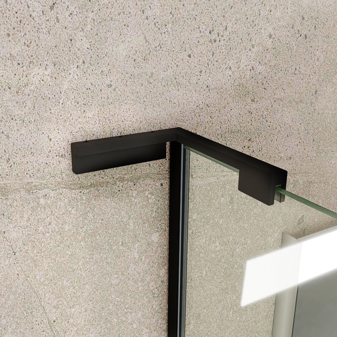 Balmani Modular barre de stabilisation courte à droite 18 x 14 cm noir mat