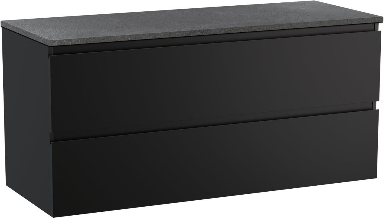 Linie Lado meuble salle de bains avec tablette pour vasques Lado