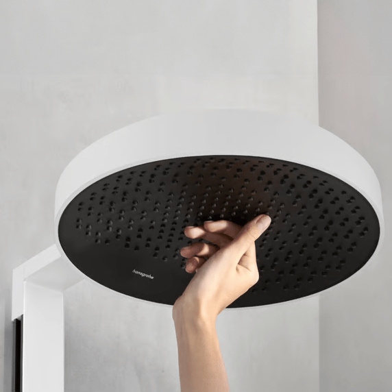 Hansgrohe Rainfinity 360 regendoucheset met ShowerTablet 350 mat wit