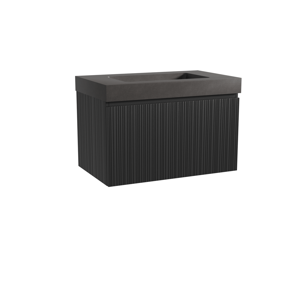 Storke Ribs Badmöbel Set mit Scuro High Waschtisch