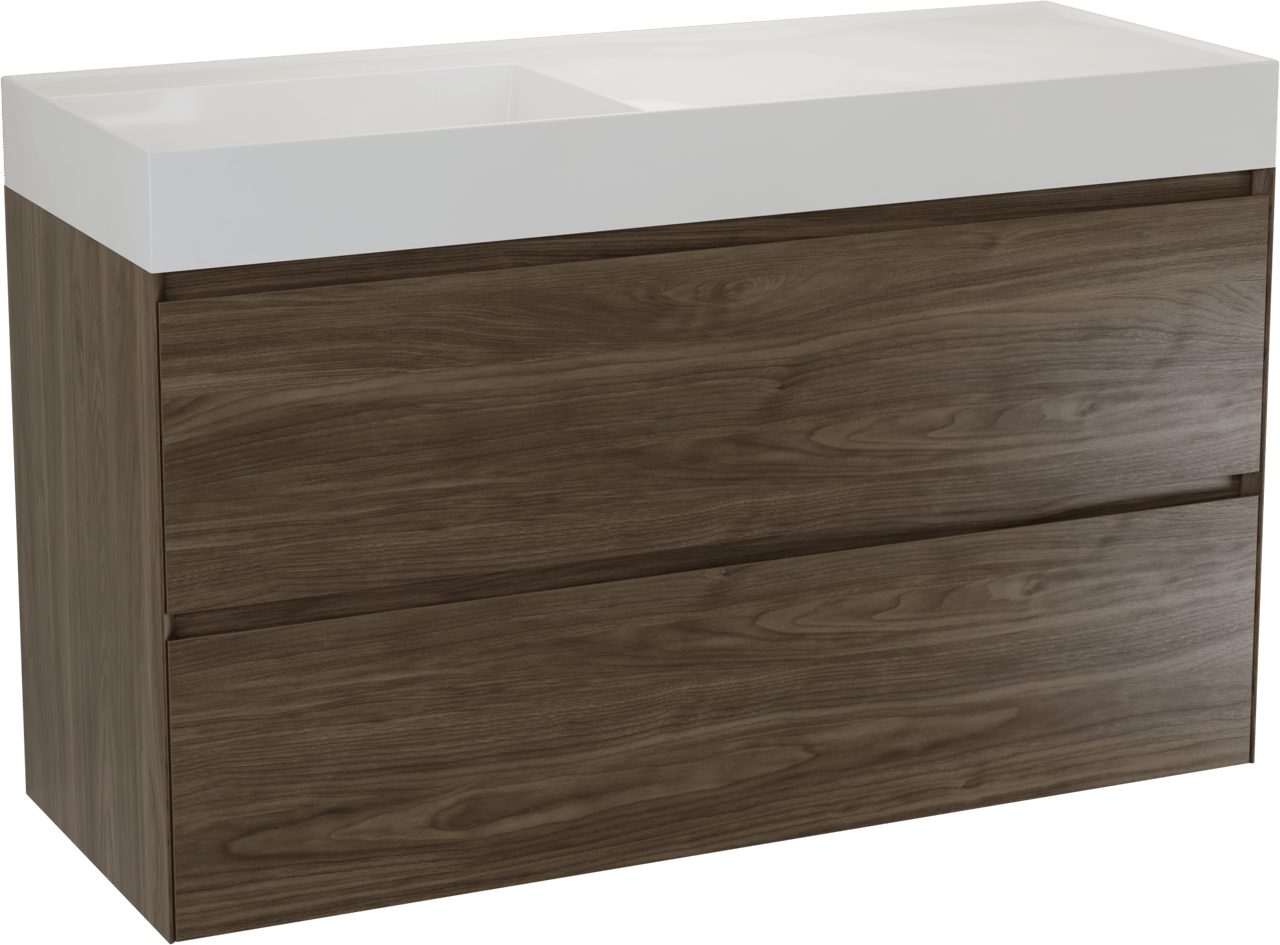 Balmani Mitra Compact meuble salle de bains avec lavabo Argila