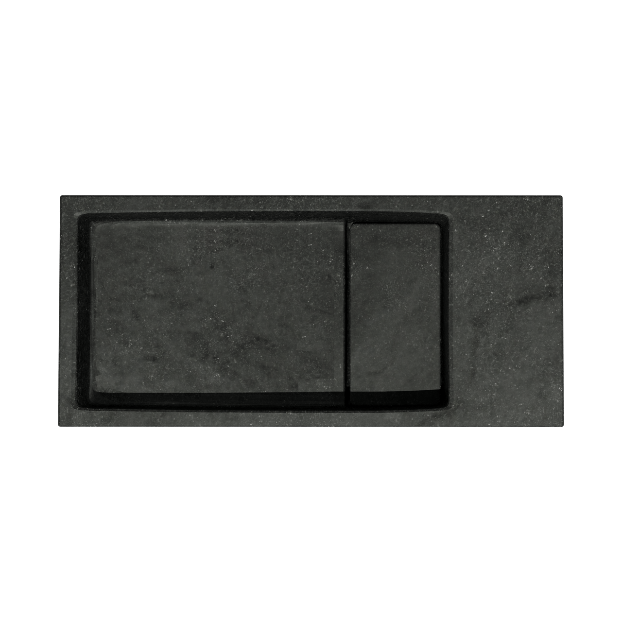 Balmani Mood lave-mains 45 x 20 cm granite aiguisé