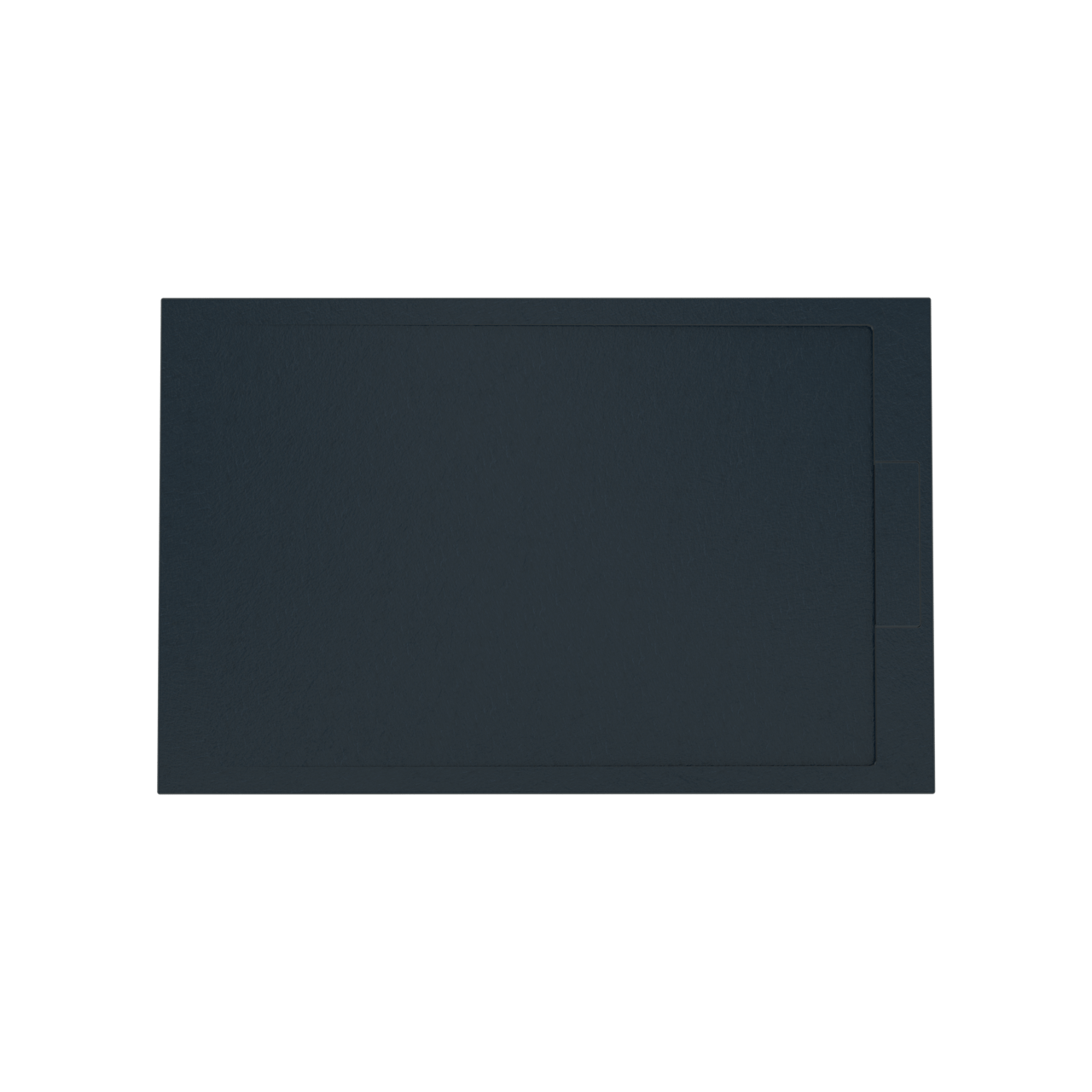 Balmani Indus douchebak 140 x 90 cm composietmarmer grafietgrijs leisteenstructuur