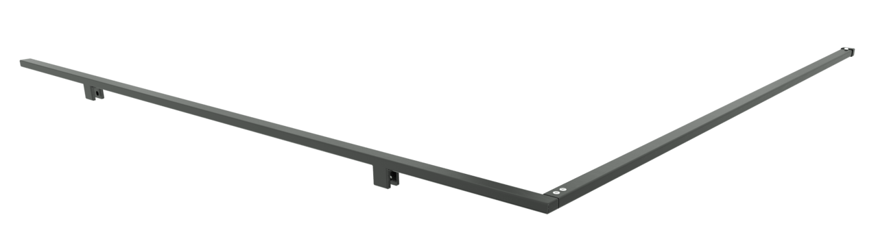 Balmani BMSS Crest stabilisatiestang links 112x102cm mat zwart