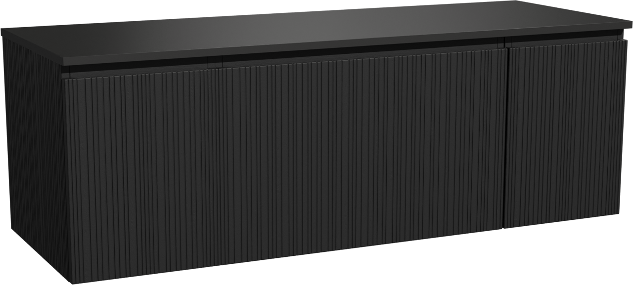 Storke Ribs meuble salle de bains avec tablette pour vasques Panton