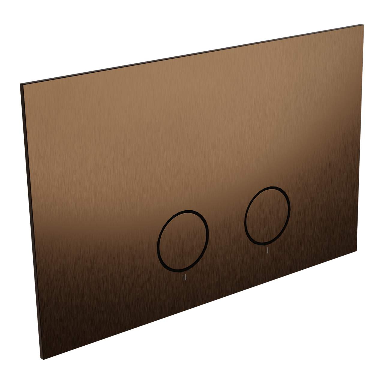 Perola Betätigungsplatte: Brushed Rosegold, für UP320 oder UP720 Spülkasten