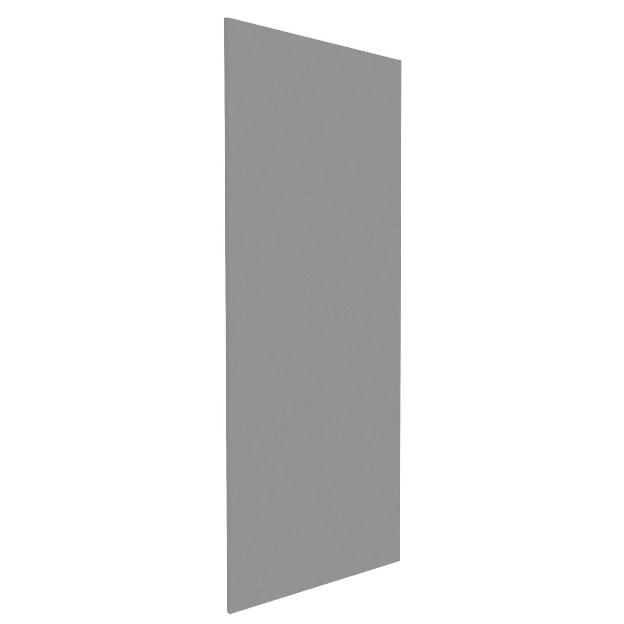 Balmani Zeno Duschrückwände 160 x 90 x 220 cm, Marmorkomposit dunkelgrau Schieferstruktur