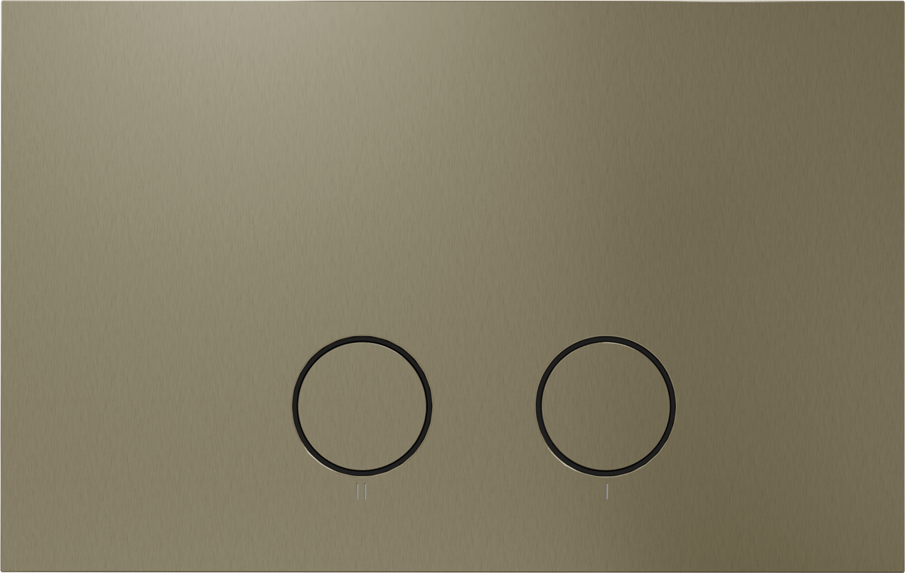 Perola bedieningspaneel Brushed Champagne Gold voor UP320 of UP720 inbouwreservoir