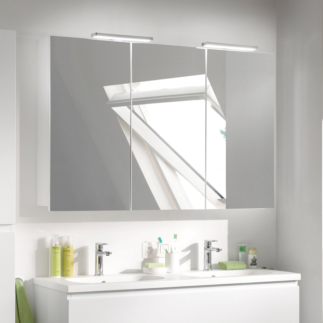 Balmani Cubico LED verlichting 30 cm chroom, 4100K