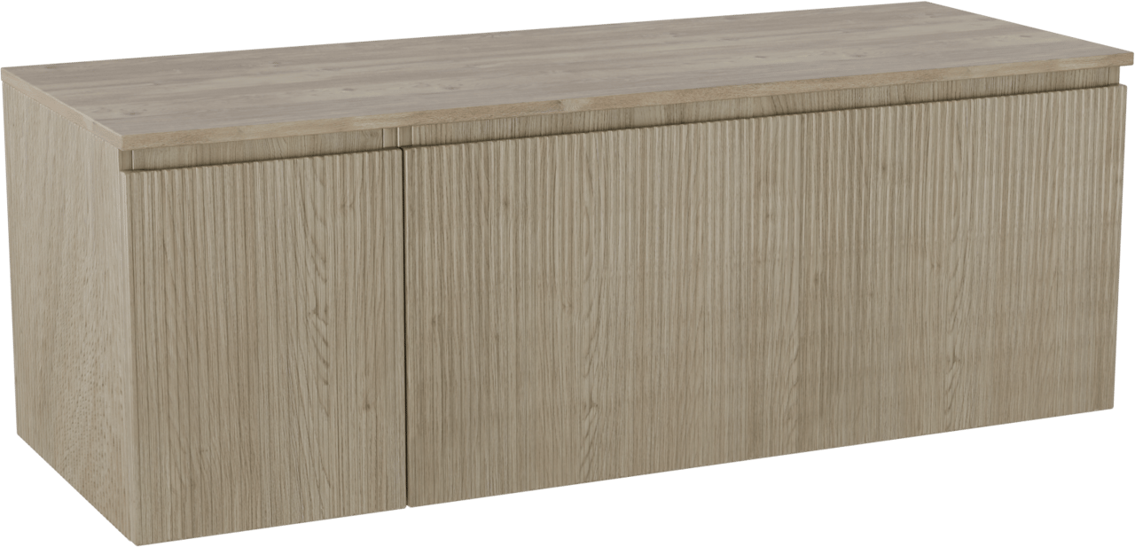 Storke Ribs badkamermeubel met Panton tablet voor waskom(men)