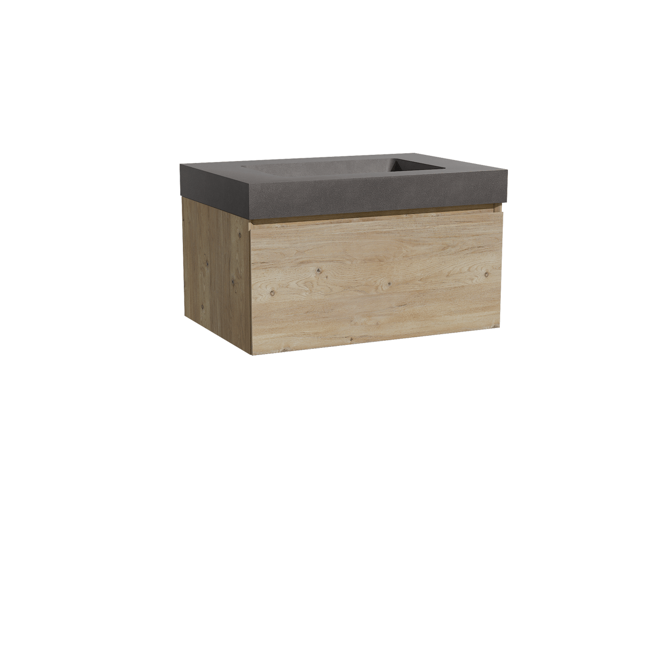 Storke Edge meuble salle de bains avec plan vasque Scuro High