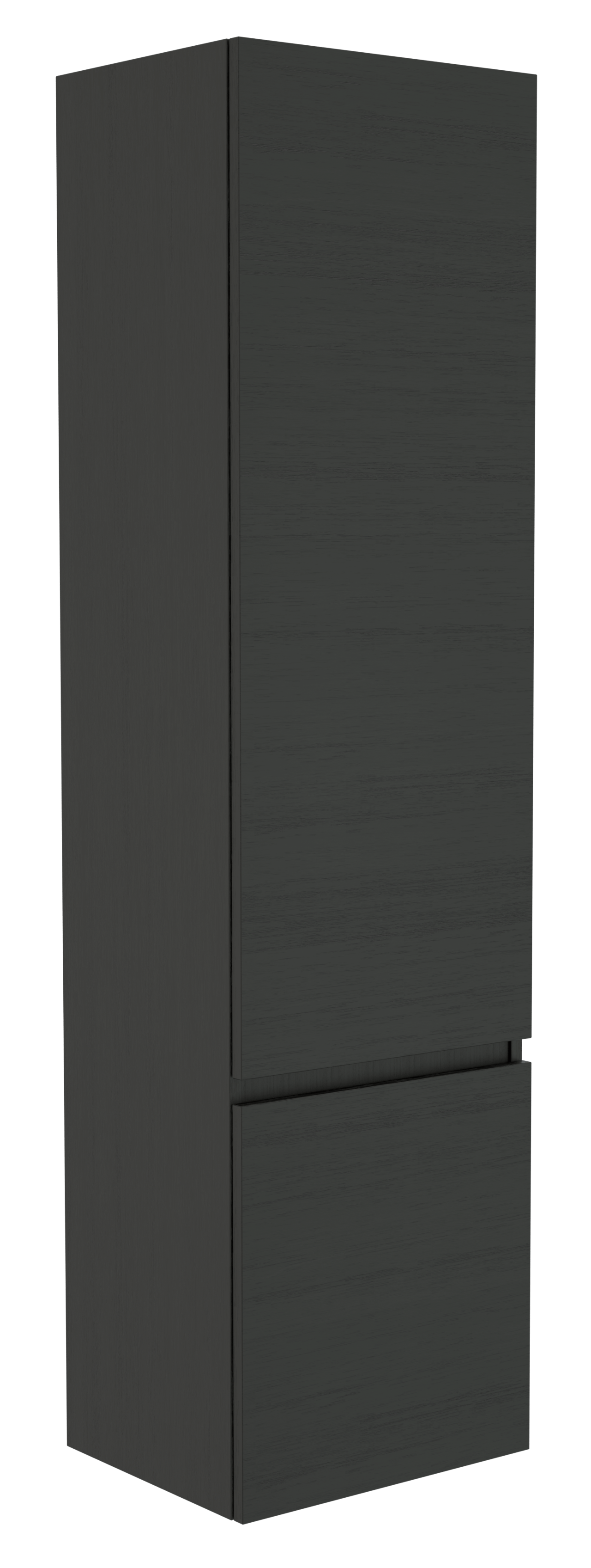 Balmani Lucida colonne salle de bains suspendue à droite chêne noir 45 x 35 x 169 cm