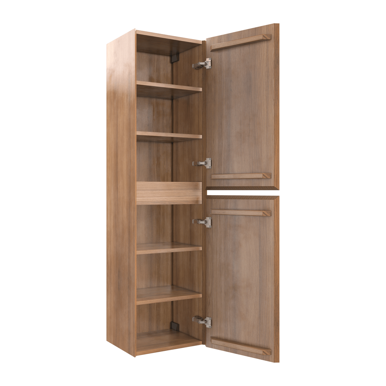 Balmani Mitra zwevende badkamerkast teak 45 x 35 x 169 cm