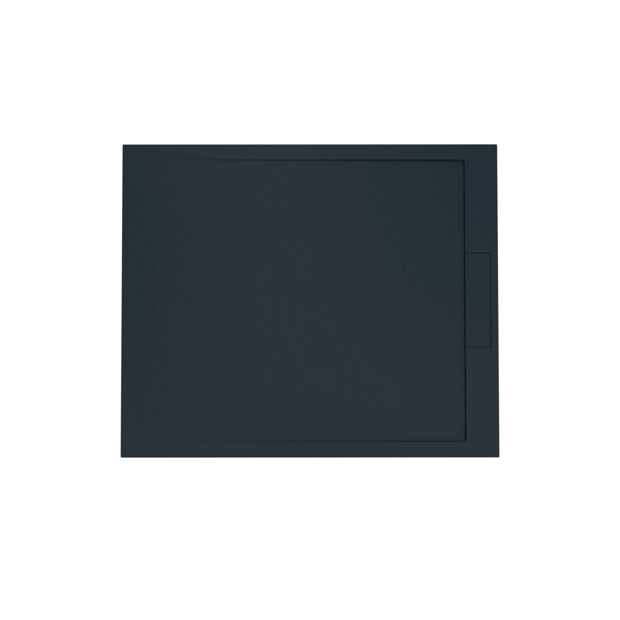 Balmani Indus receveur de douche 120 x 100 cm marbre composite gris graphite texture ardoise