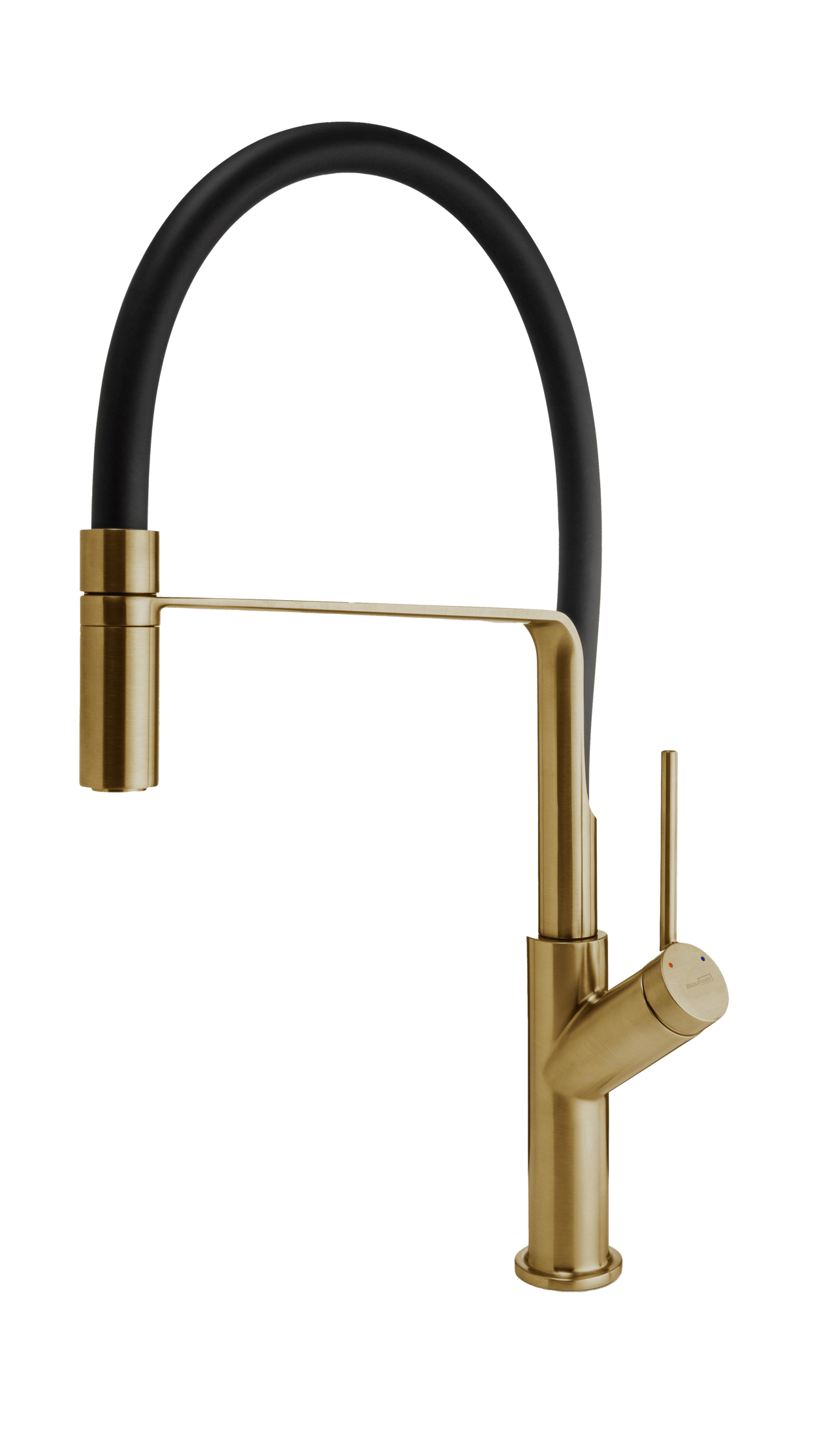 Blaufoss District küchenarmatur mit ausziehbarer Handbrause Brushed Gold