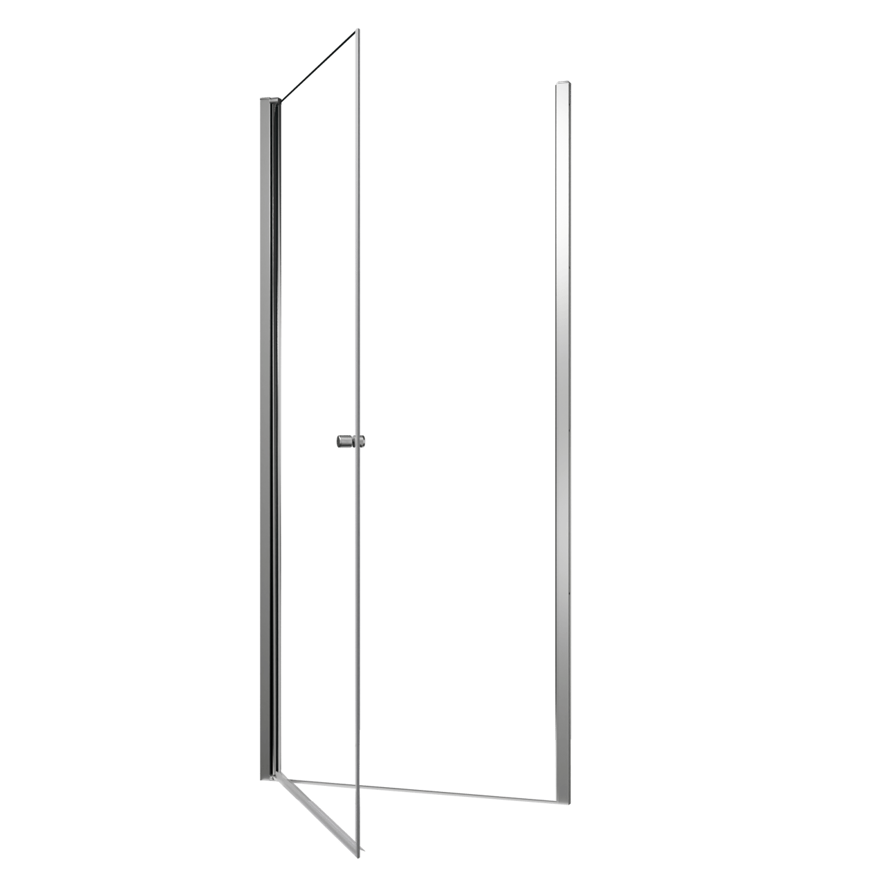 Luca Varess Kuresa douche draaideur 95 x 200 cm helder glas glanzend chroom profiel