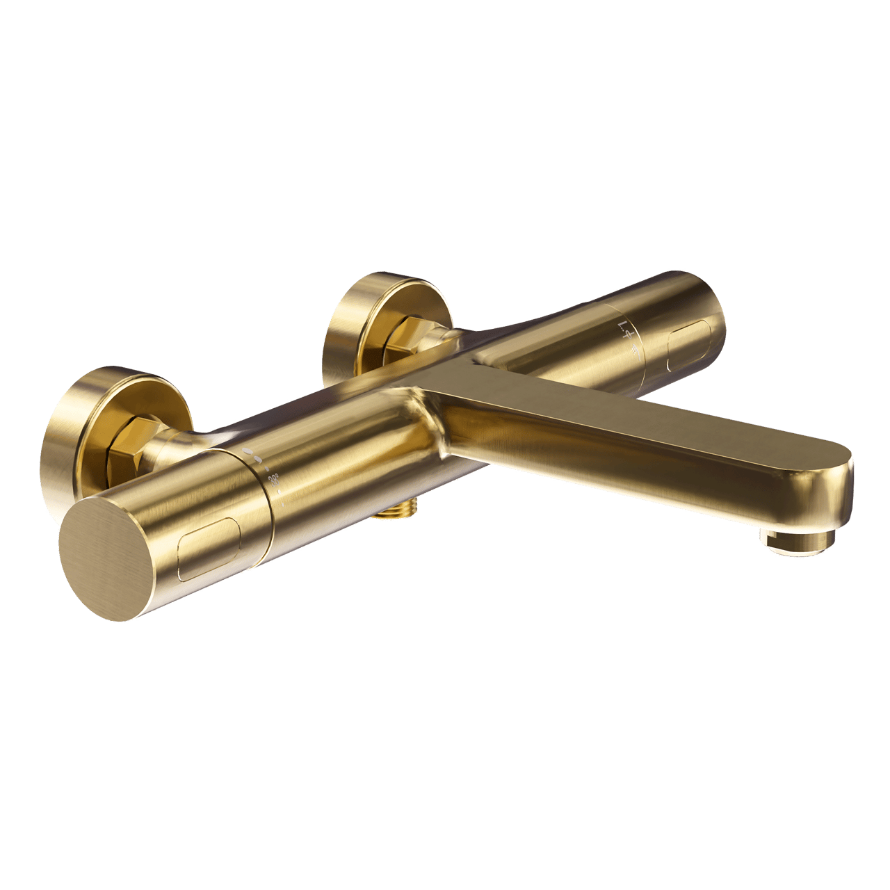 Blaufoss Apollo robinet baignoire thermostatique Brushed Gold