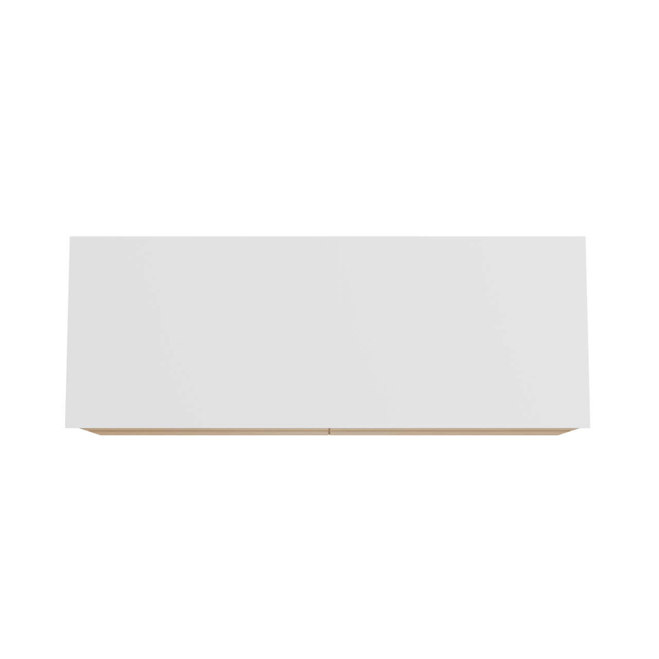 Balmani Mitra zwevend badkamermeubel 150 x 55 cm natuur eik met Stretto enkel of dubbel tablet in solid surface mat wit