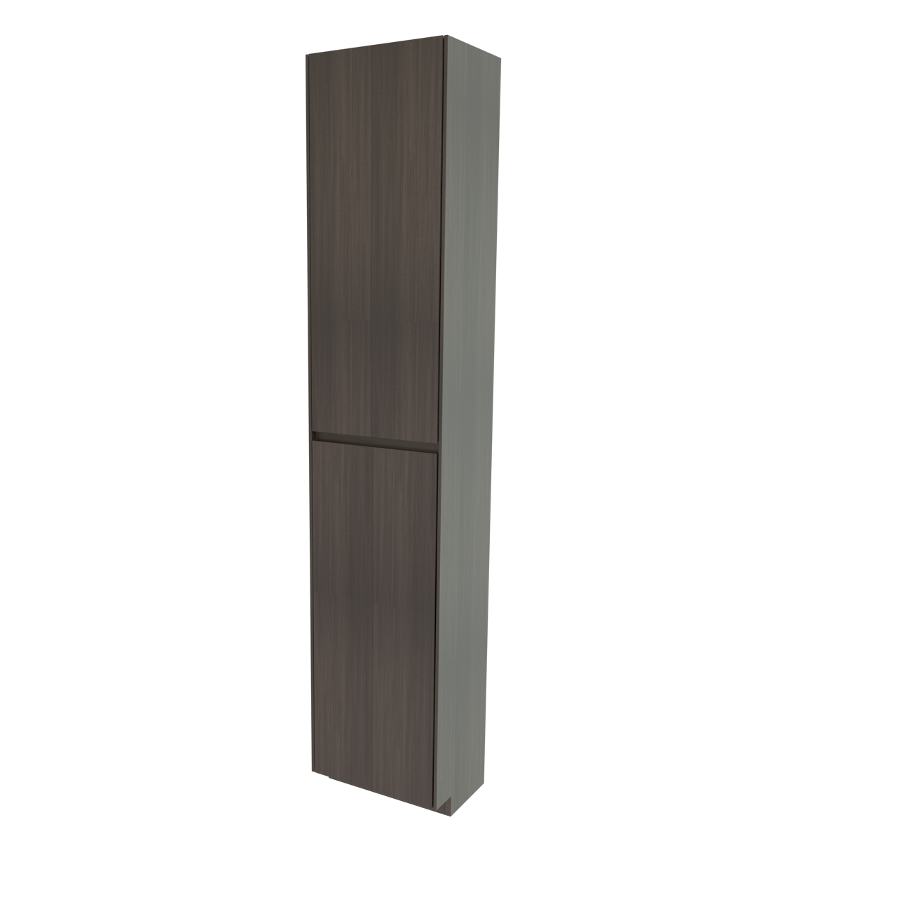 Storke Edge staande badkamerkast links donkere eiken 40 x 30 x 200 cm