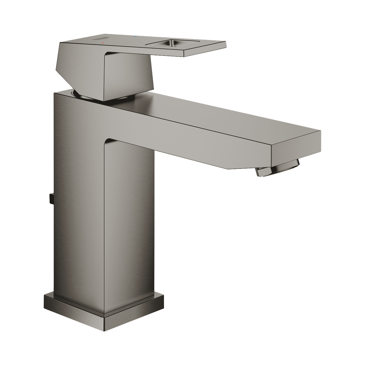 Grohe Eurocube M-size wastafelkraan Brushed Hard Graphite