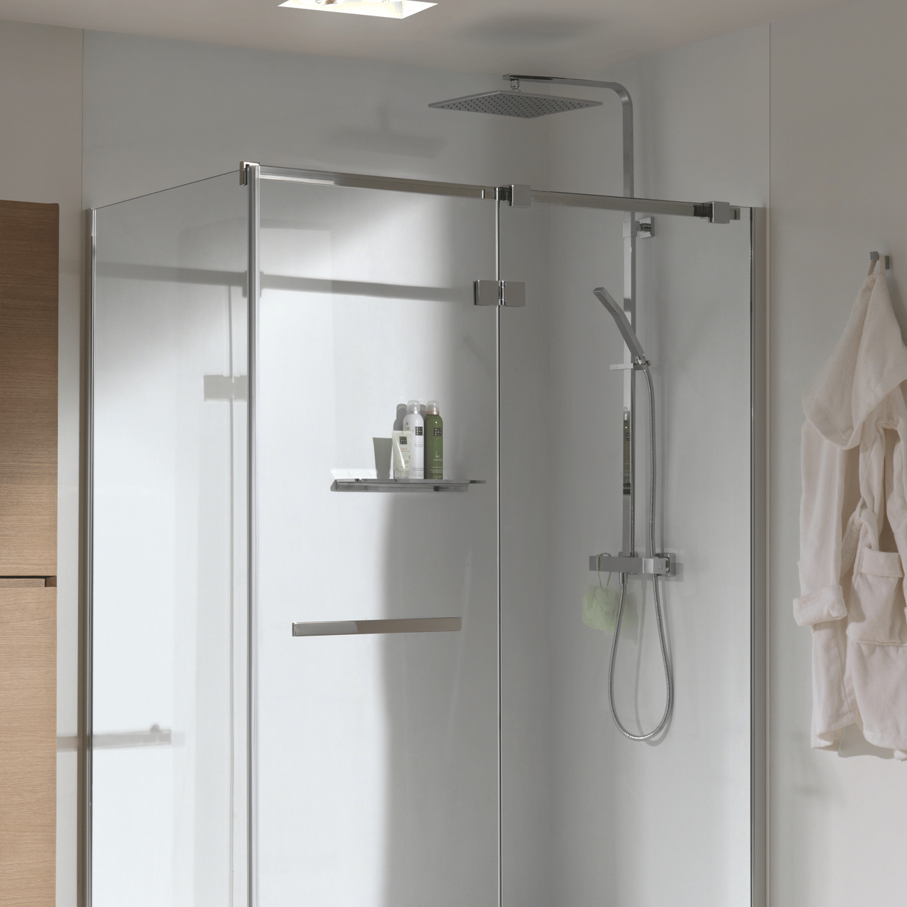 Blaufoss Phantom 300 thermostatische regendoucheset Glanzend Chroom