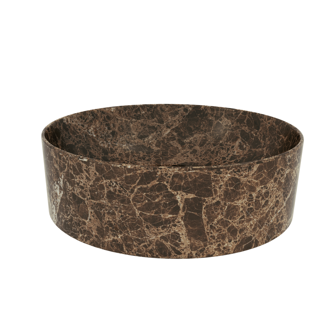 Balmani Fato waskom Dark Emperador marmer rond Ø 37,5 cm