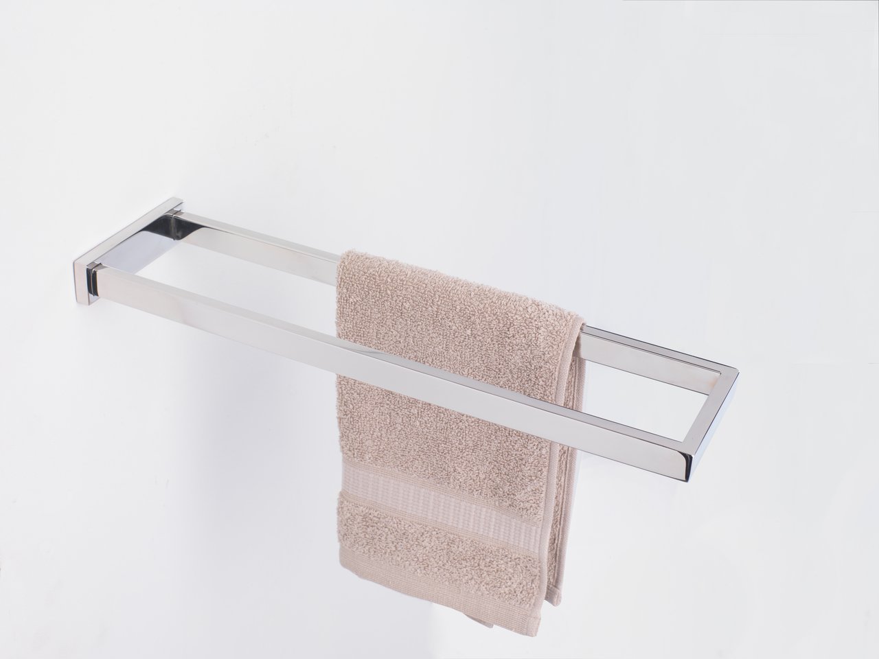 Blaufoss Noma porte-serviette double chrome 41 cm