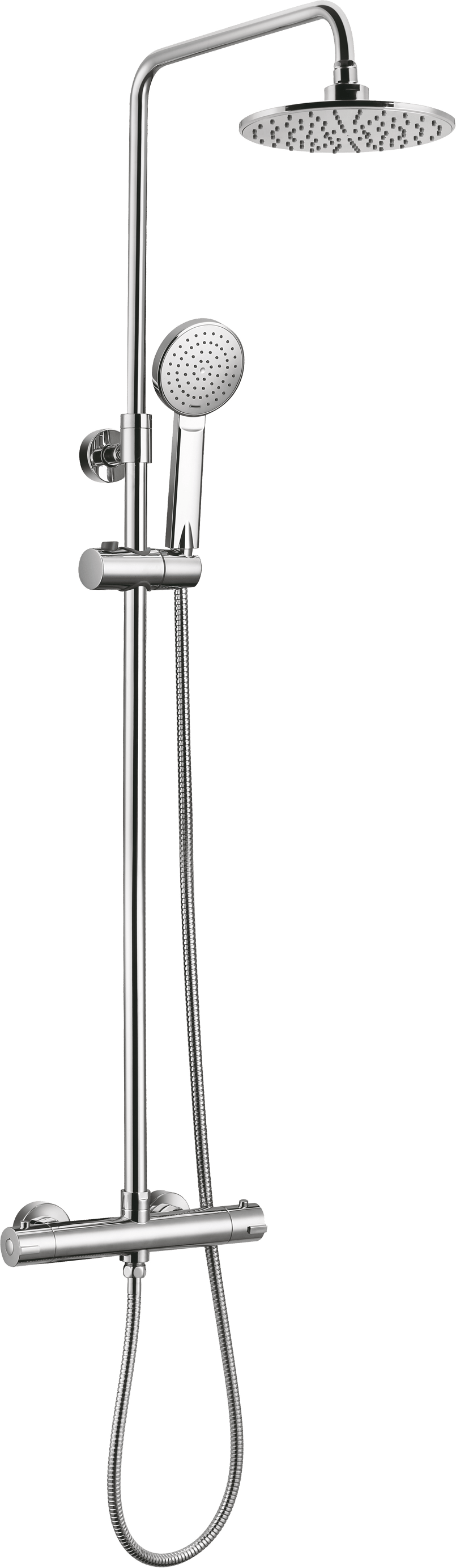 Linie Jupiter 200 regendoucheset chroom