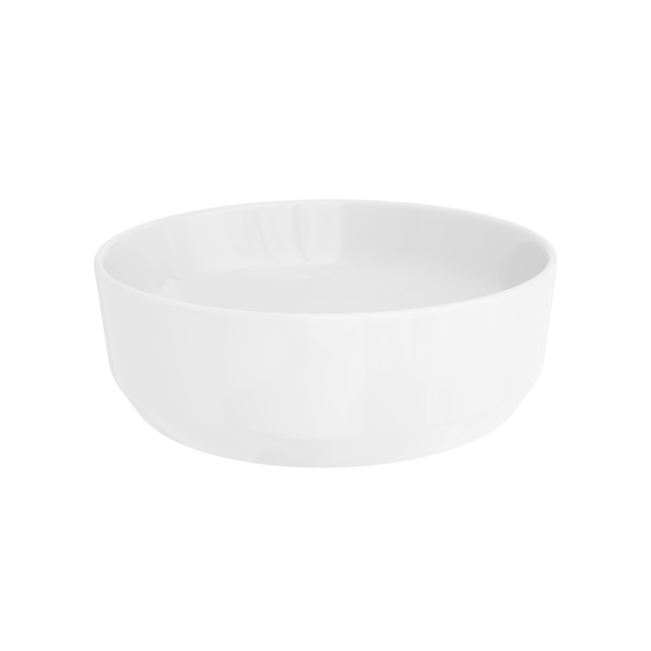 Luca Varess Perla waskom Glanzend Witte porselein rond Ø 34 cm