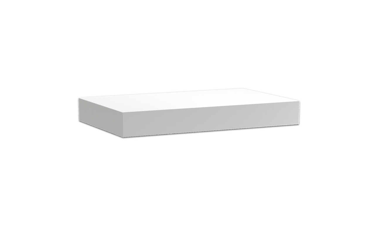 Balmani Dominus Einzelwaschtischplatte, Solid Surface matt, 90 x 55 cm