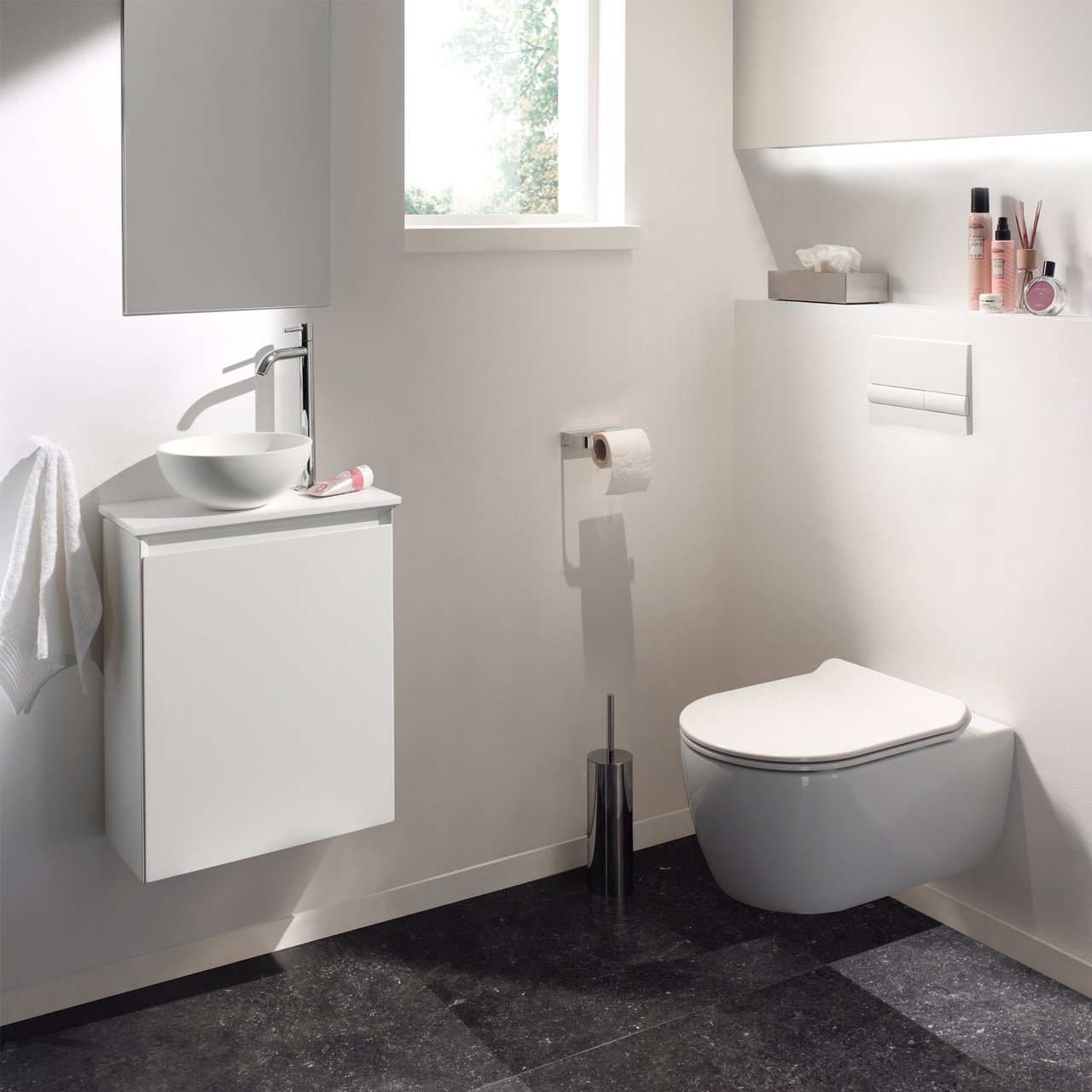 Blaufoss Multa Kaltwasserhahn: Erhöht, Chrom glänzend