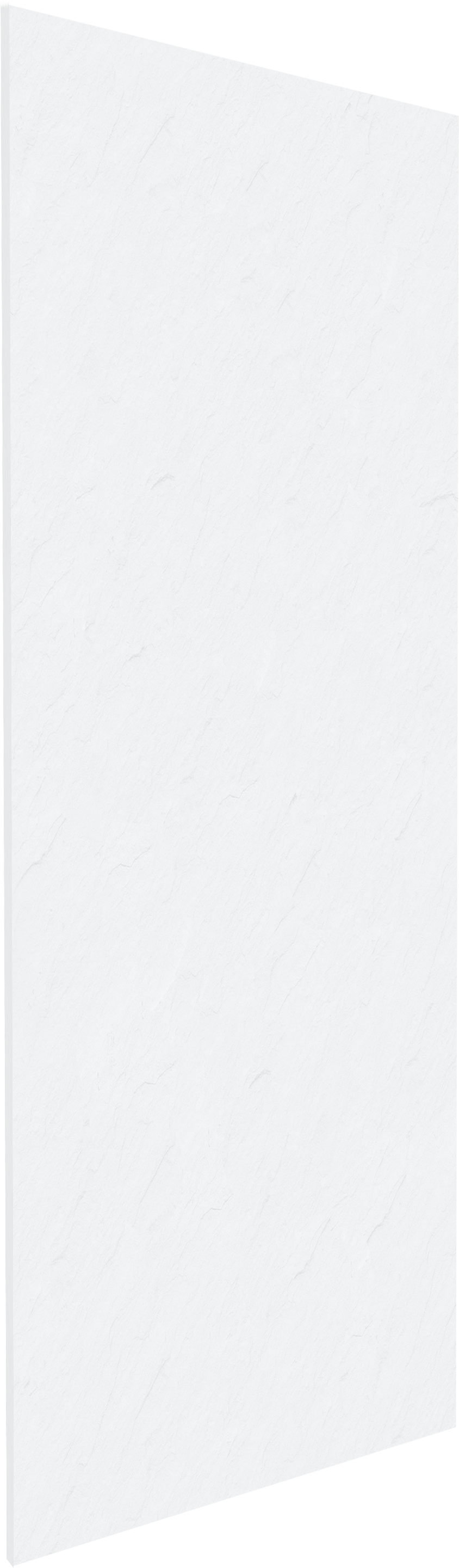 Linie Rumba douchewandbekleding 90 x 220 cm acryl wit leisteenstructuur