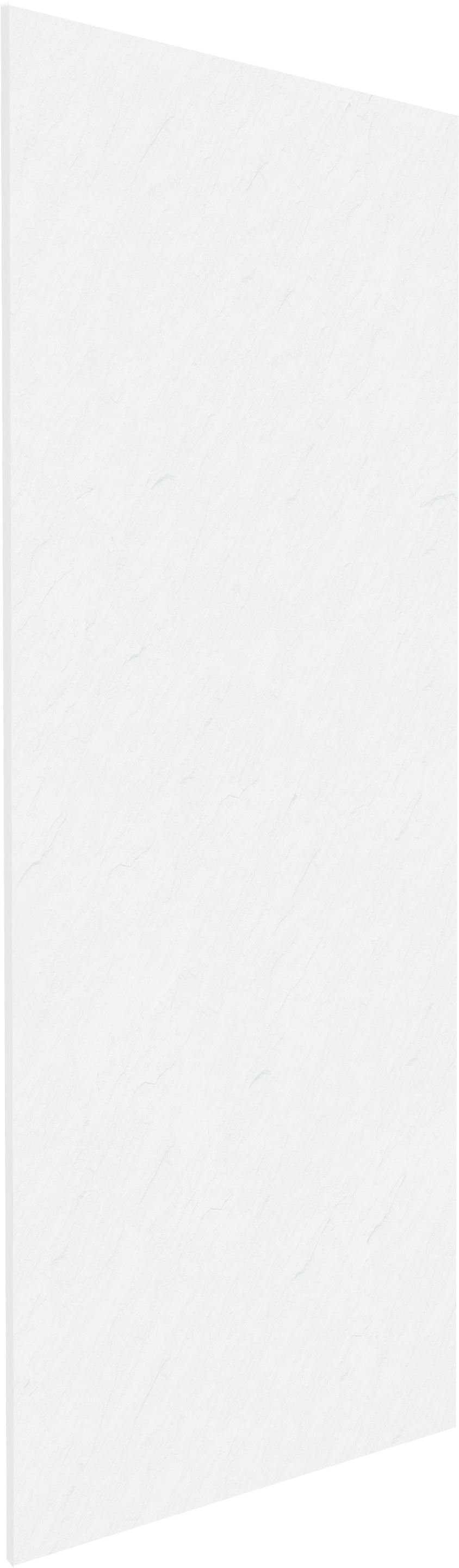 Linie Rumba douchewandbekleding 90 x 220 cm acryl wit leisteenstructuur