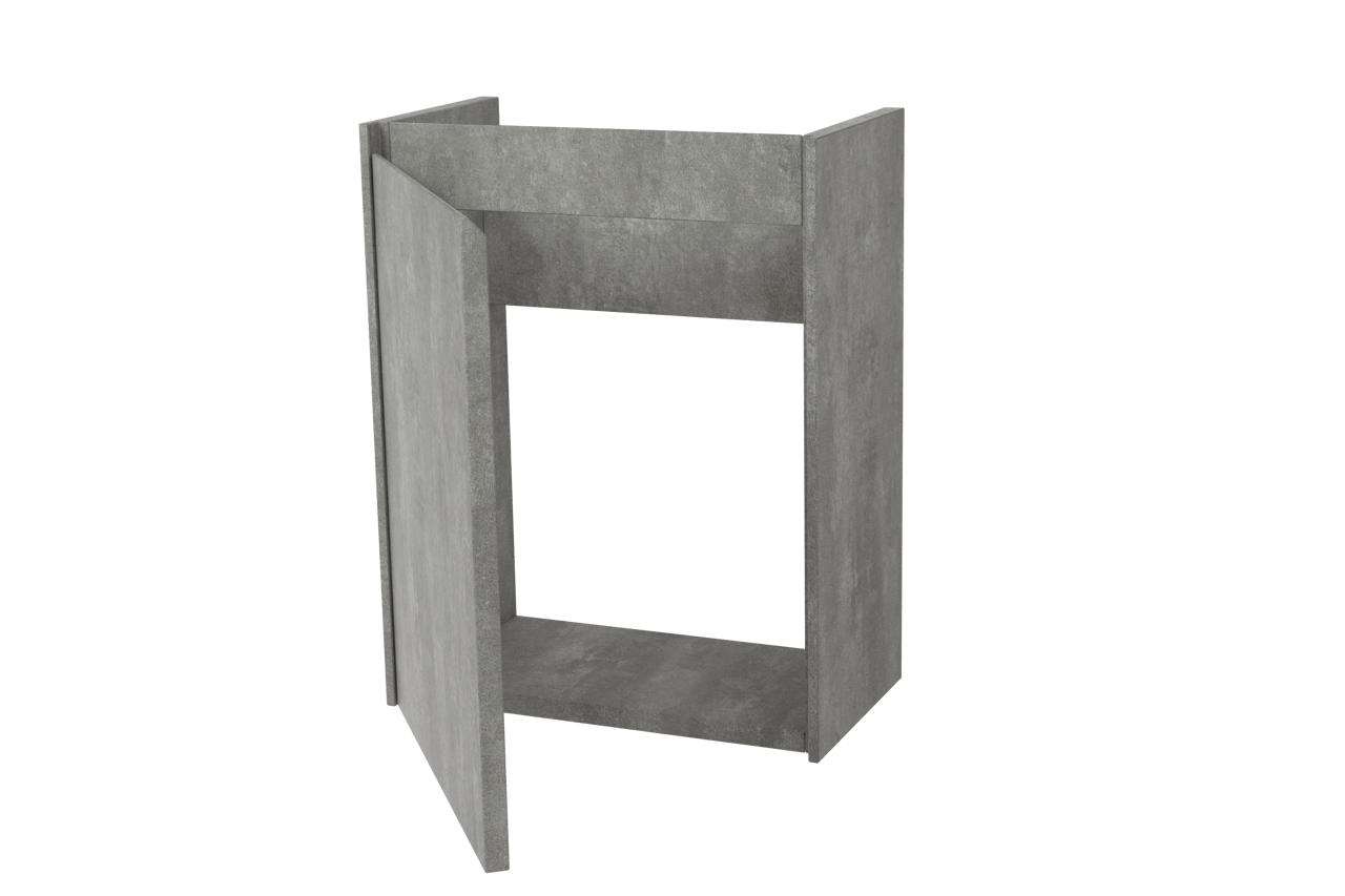 Storke Edge zwevende toiletmeubelkast 40 x 22 cm beton donkergrijs