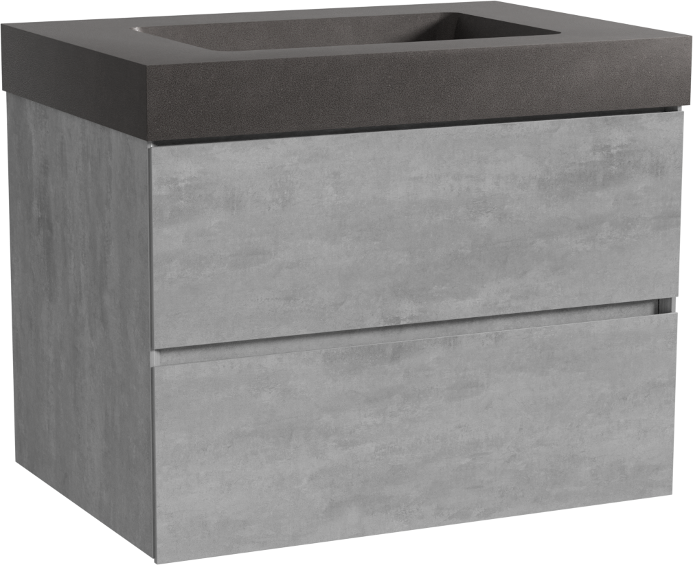 Storke Edge badkamermeubel met Scuro High wastafel