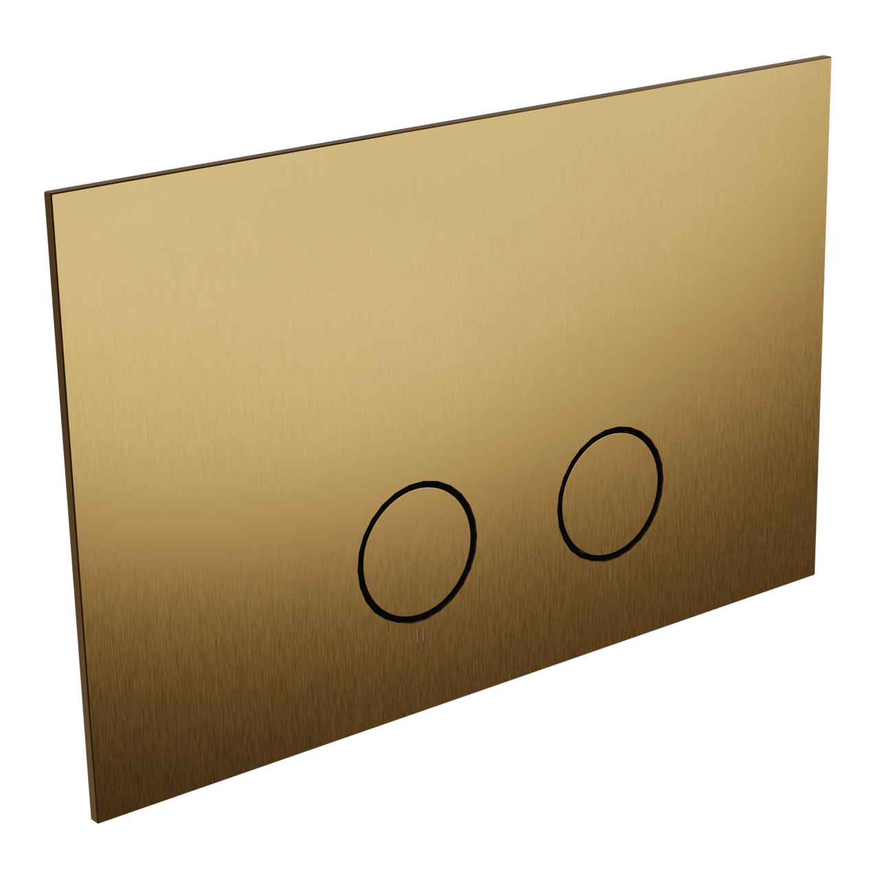 Perola bedieningspaneel Brushed Gold voor UP320 of UP720 inbouwreservoir