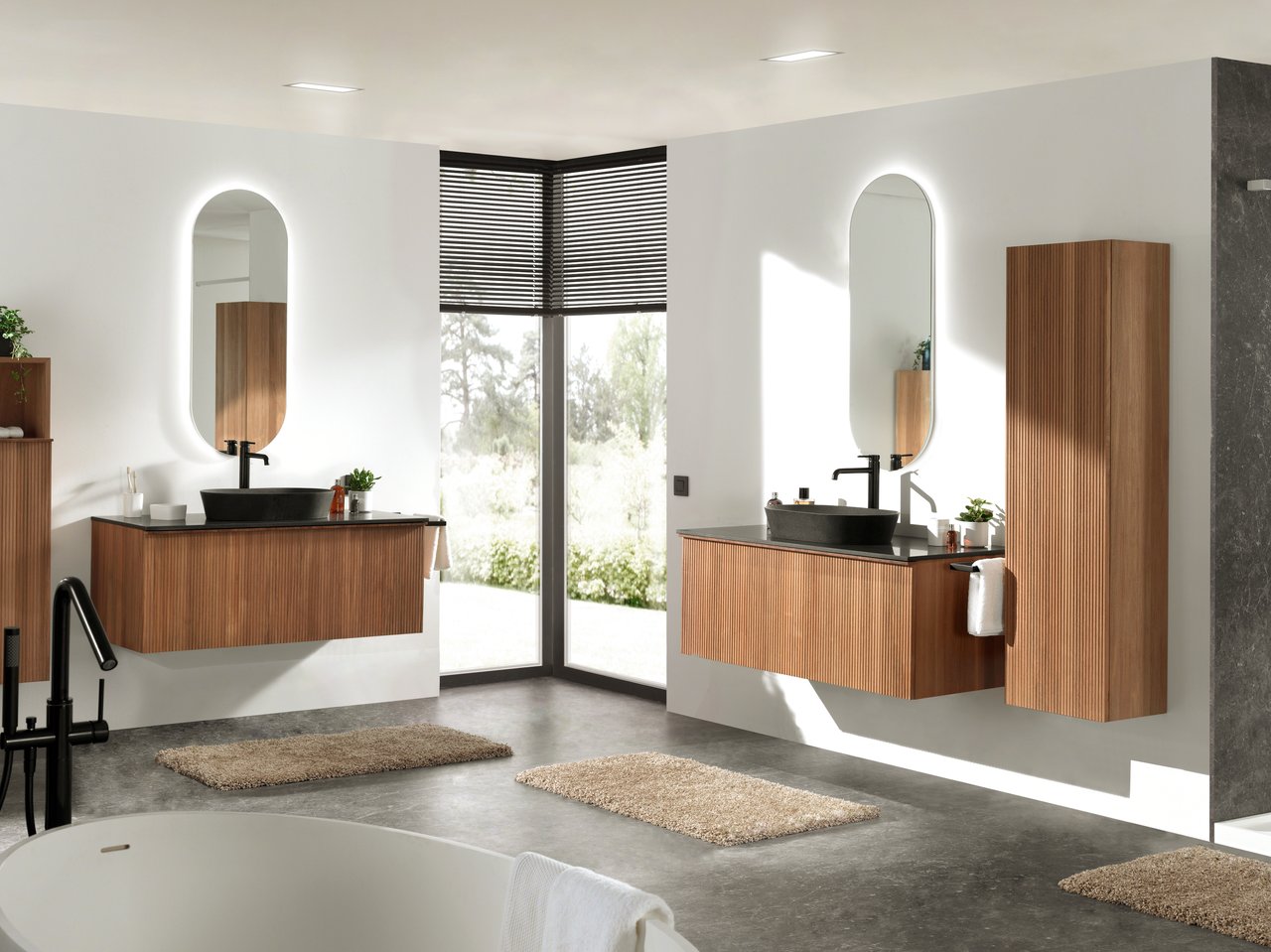 Balmani Click Curved Ablaufventil, verriegelbar, Granit