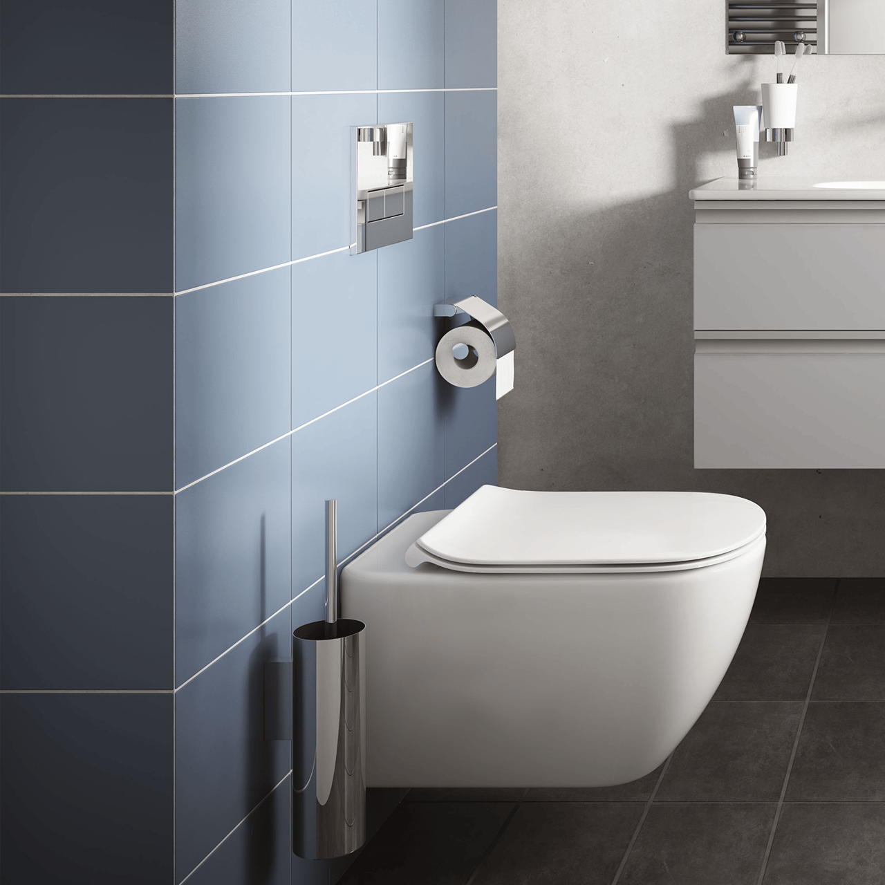 Ideal Standard Tesi wc suspendu blanc mat sans rebord