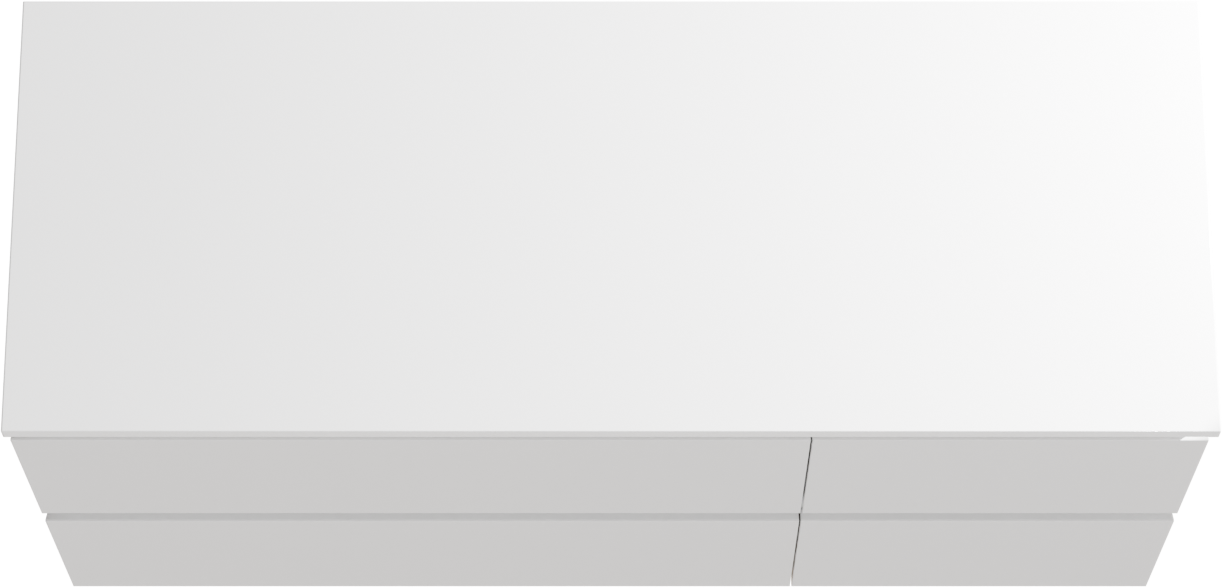 Linie Lado meuble salle de bains suspendu 120 x 46 cm blanc brillant avec Lado tablette double en marbre composite blanc brillant