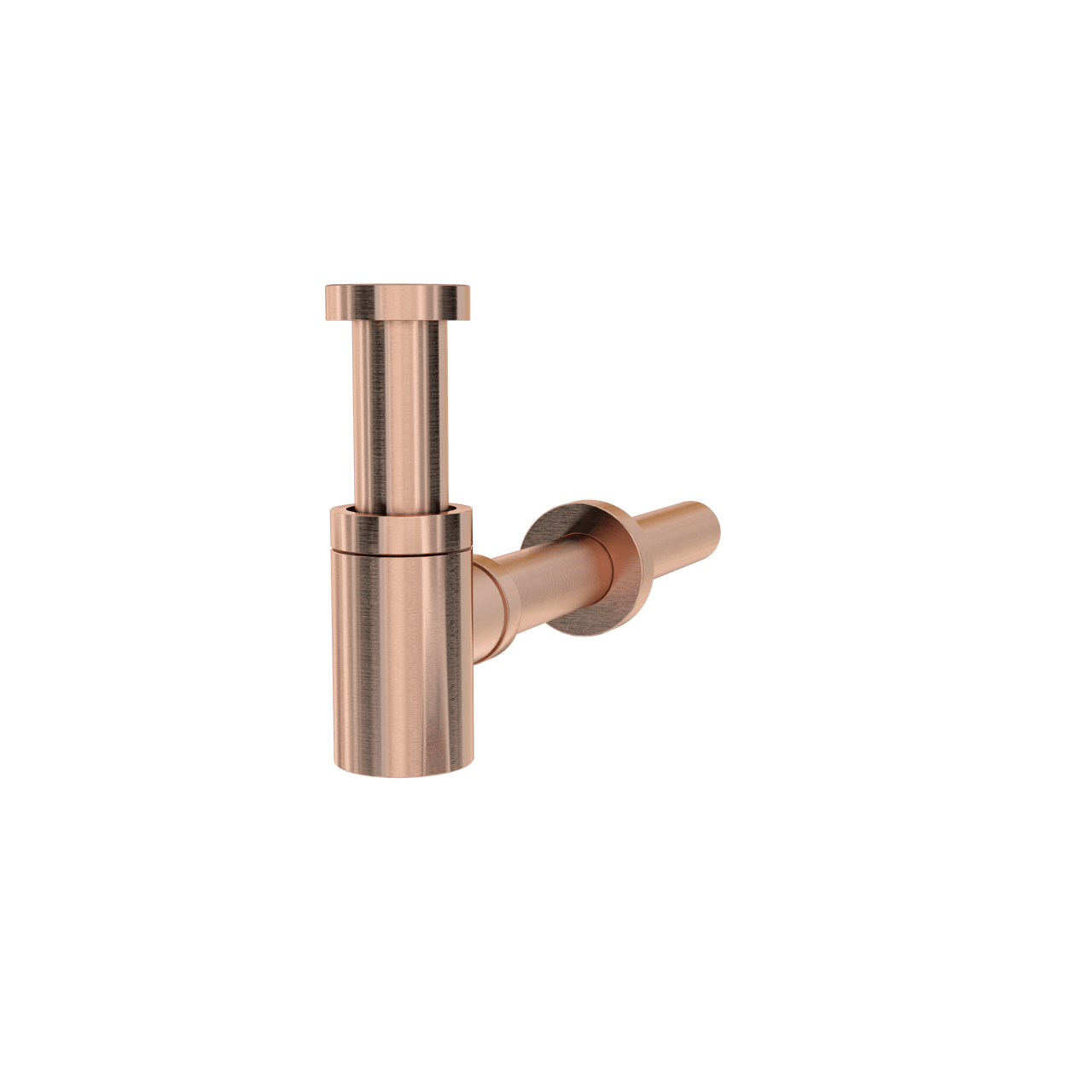 Santeg Styledrain MINI-X Ablauf für Handwaschbecken, roségold gebürstet, 32 mm