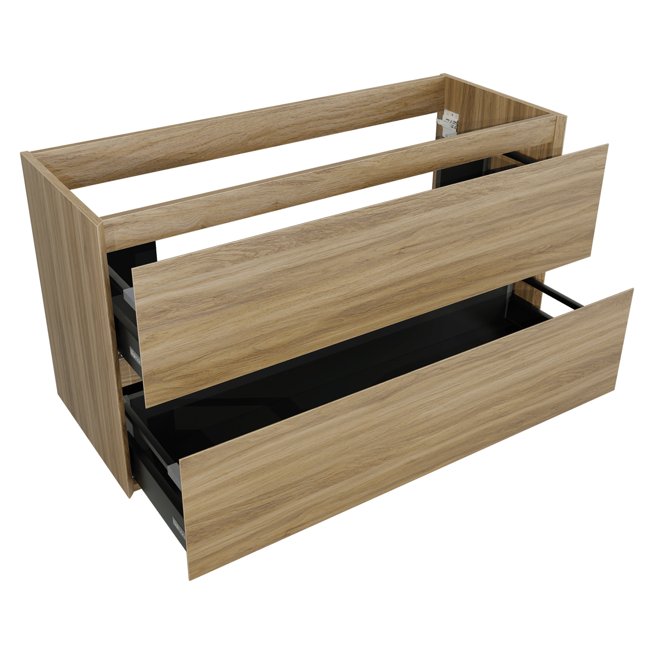 Balmani Mitra Compact zwevend wastafelonderkast 120 x 46 cm wilde eik 2 lades