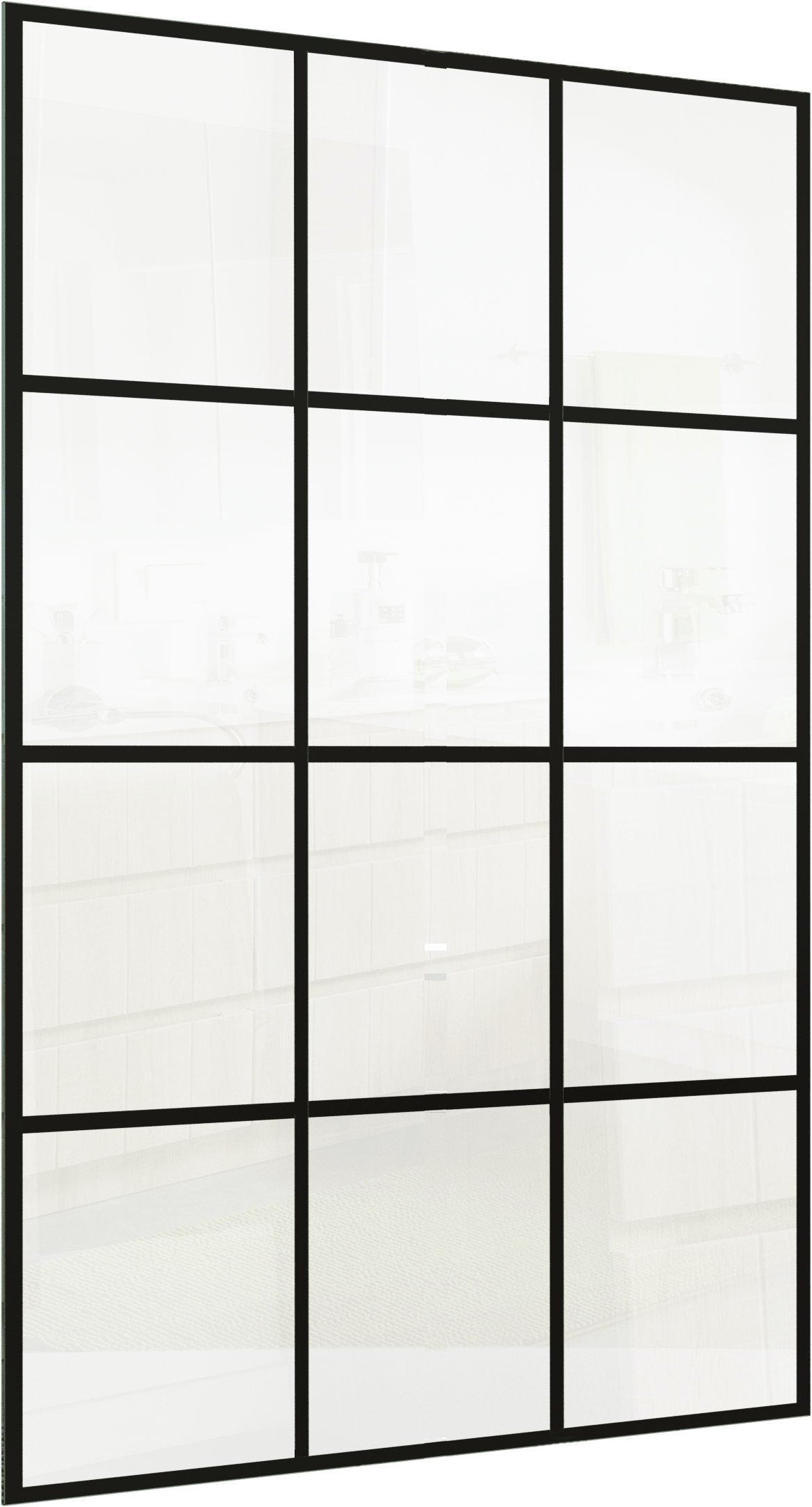 Linie Walk-In paroi de douche Square 136 x 200 cm