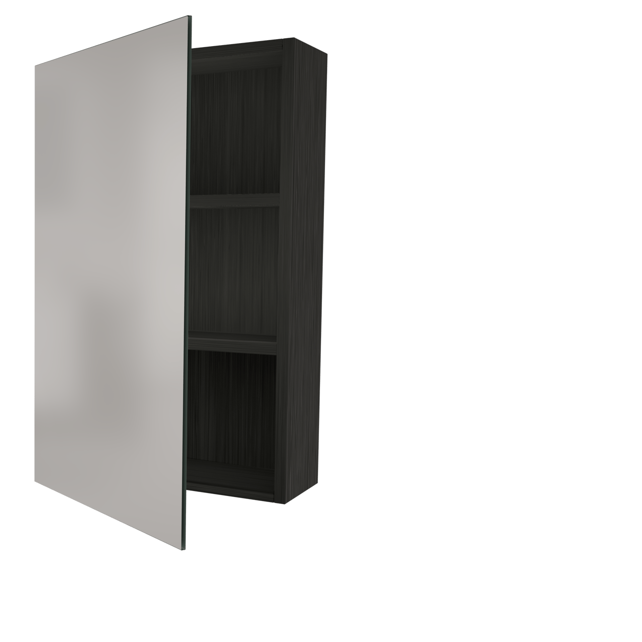 Balmani Lucida armoire de toilette 45 x 72 cm chêne noir