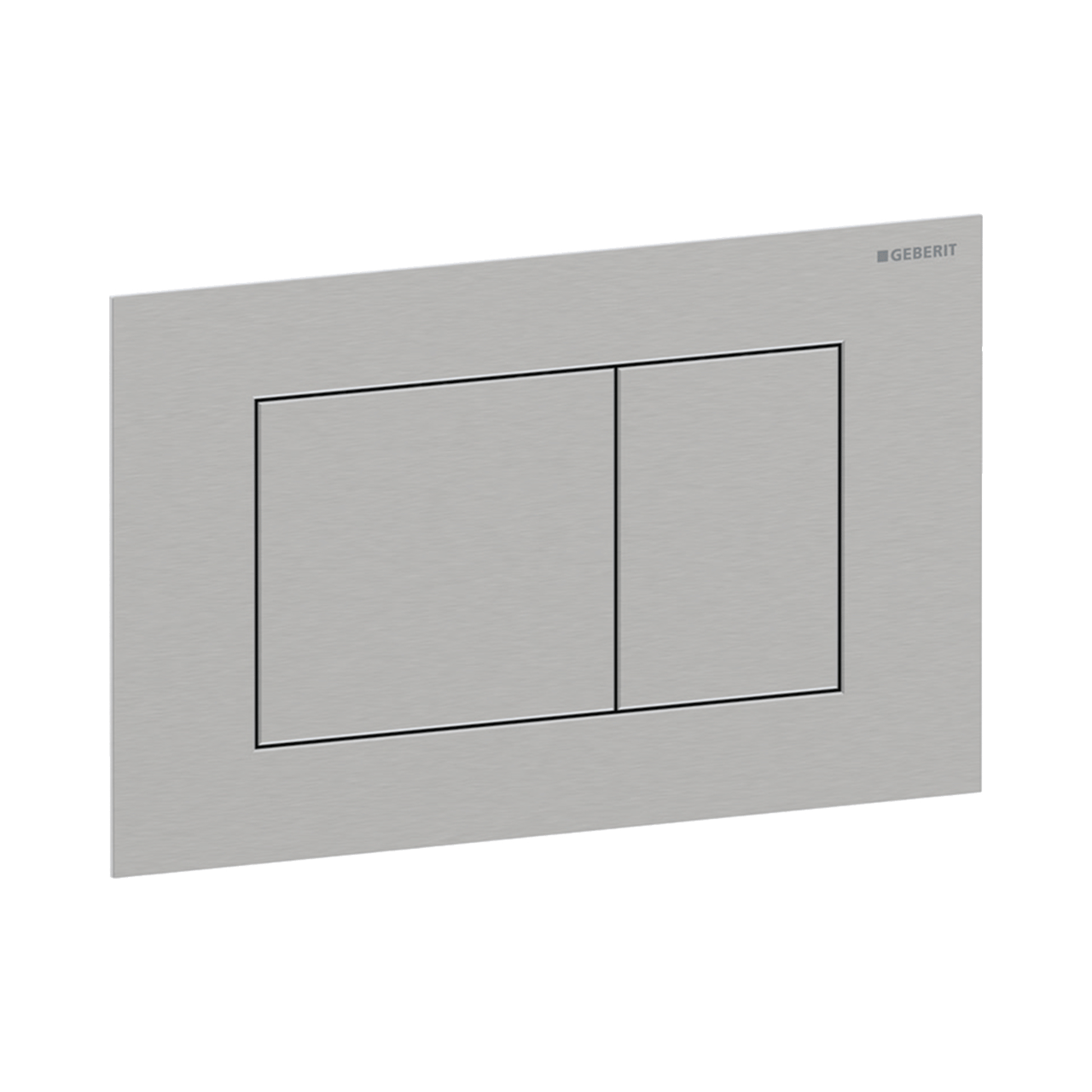 Sigma40 hoekig bedieningspaneel Brushed Inox voor Sigma UP320 of UP720 inbouwreservoir