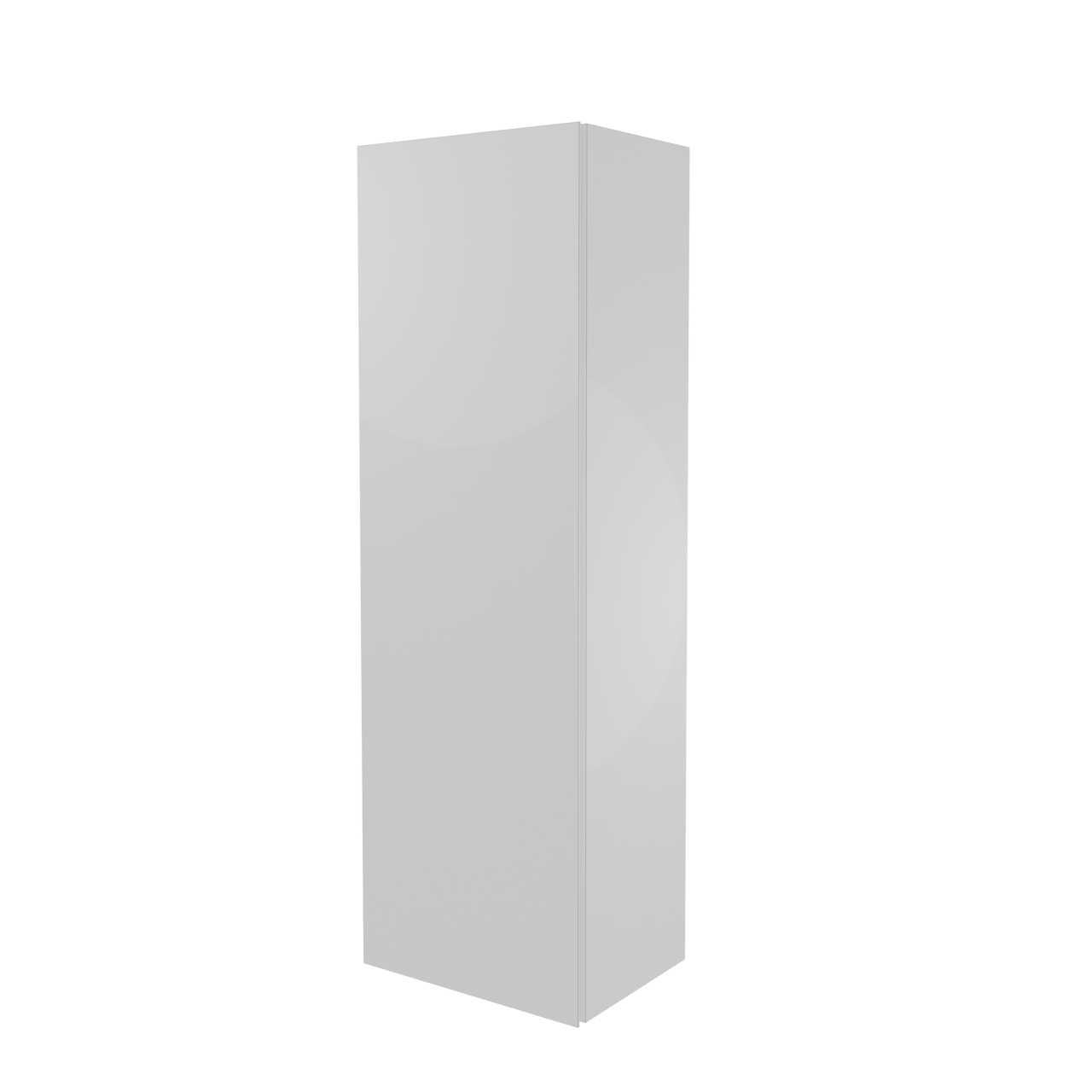 Storke Edge colonne salle de bains suspendue Blanc Brillant 40 x 30 x 125 cm