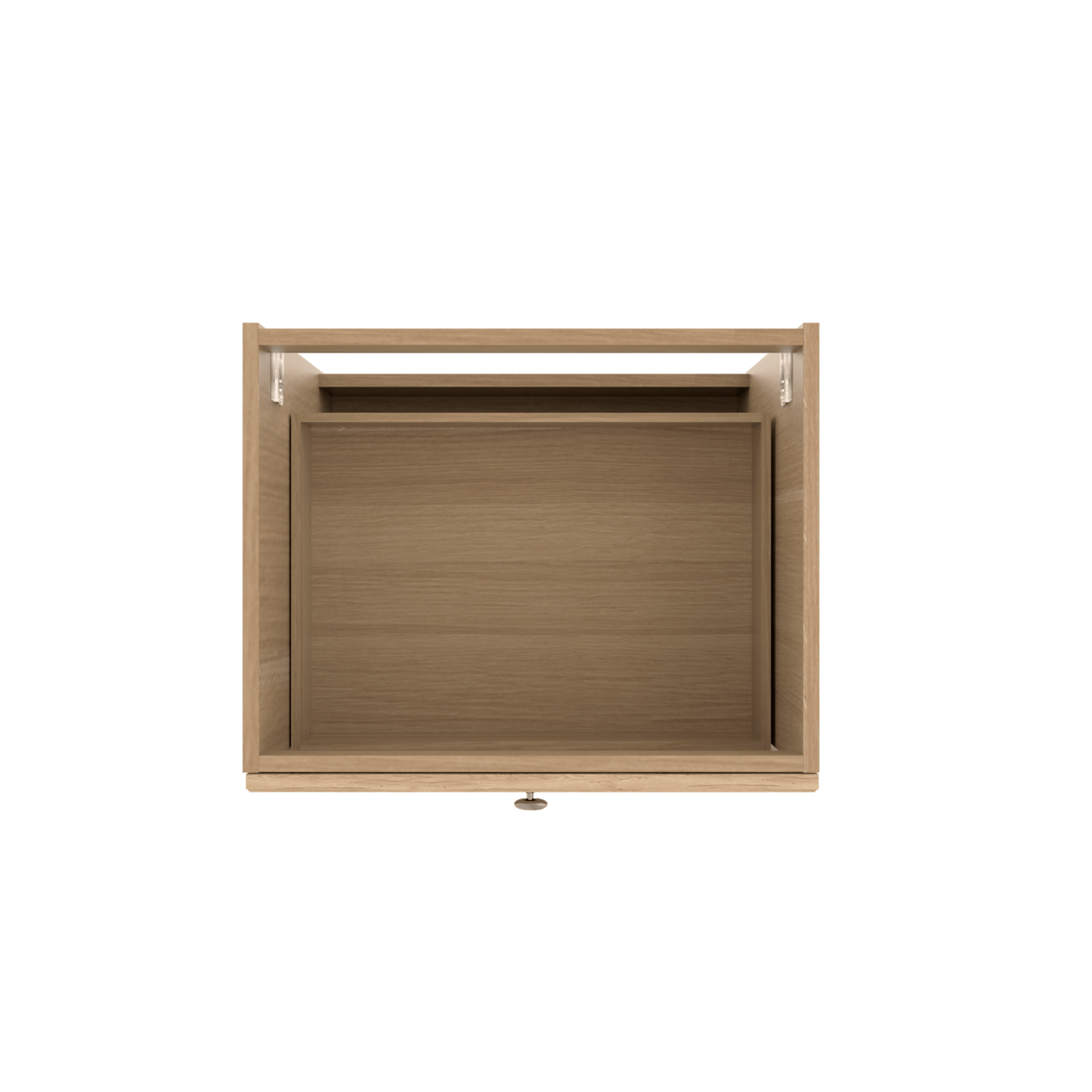 Balmani Lemon stehender Waschbeckenunterschrank: 67,5 x 55 cm, Eiche verwittert, 2 Schubladen